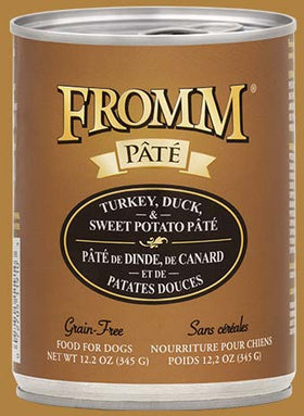 Fromm Turkey, Duck, & Sweet Potato Pâté | Canned Dog Food