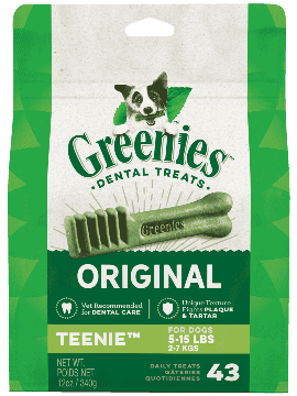 Greenies Original Teenie Dog Dental Treats | 43 Pack