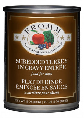 Fromm Shredded Turkey in Gravy | Canned Dog Food