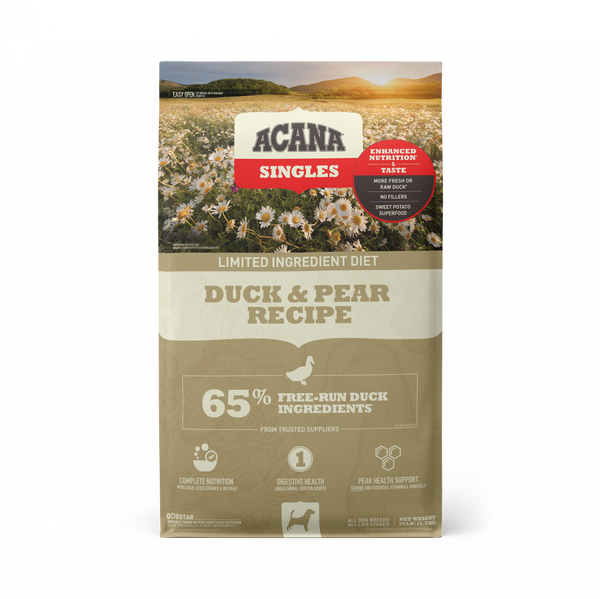 Acana Singles Duck & Pear Recipe