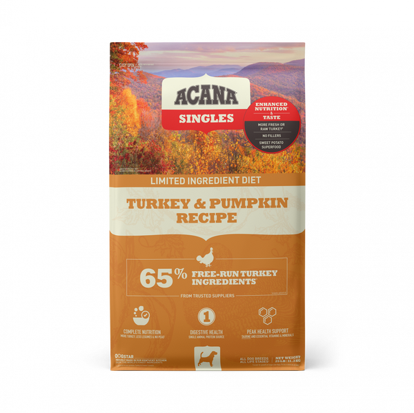 Acana Singles Turkey & Pumpkin Recipe