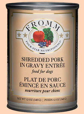Fromm Shredded Pork in Gravy | Canned Dog Food