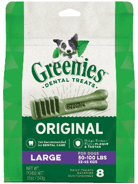 Greenies Original Large Dog Dental Treats | 8 Pack
